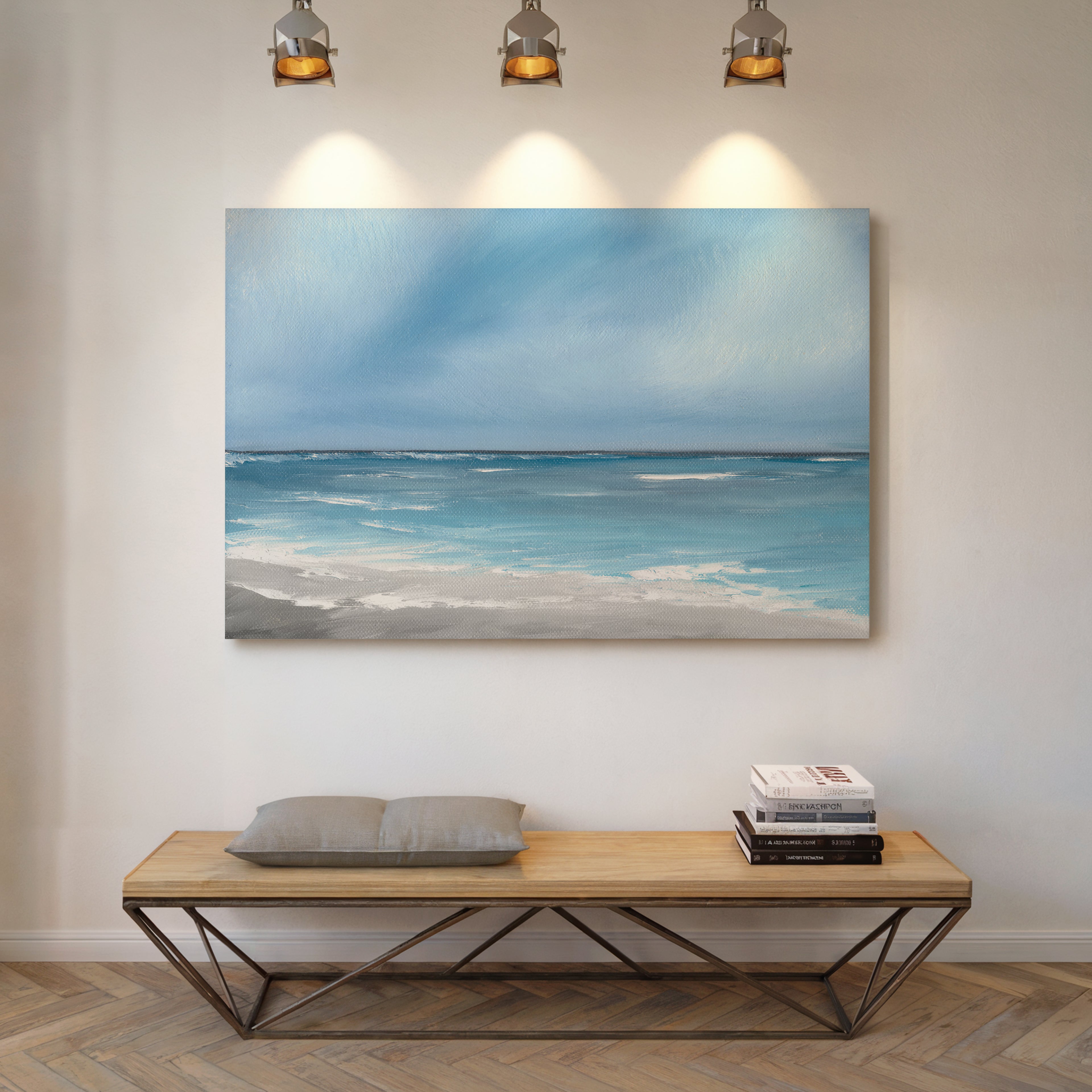 I Am Here Fine Art Canvas Print - Magda Malak Art