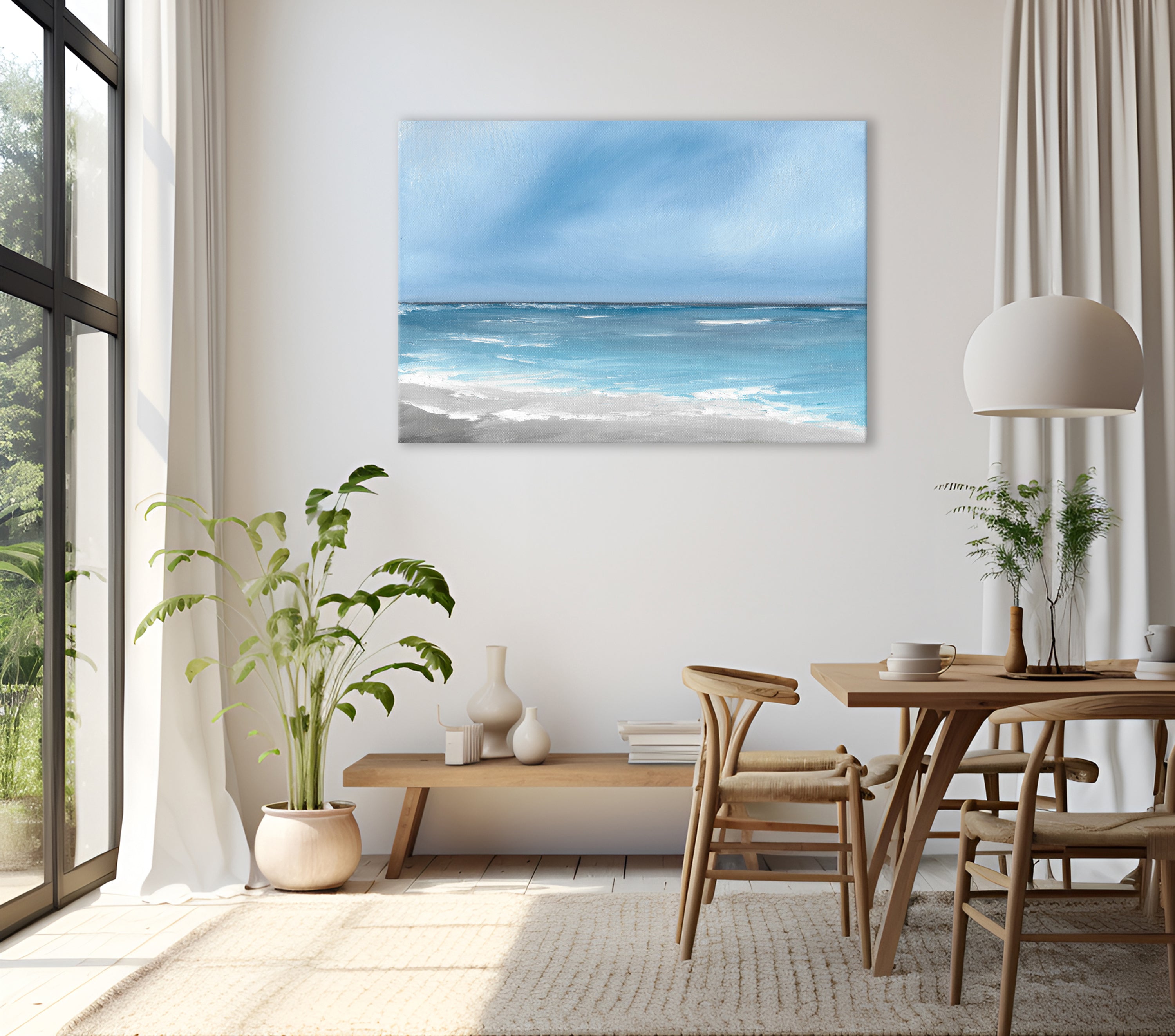 I Am Here Fine Art Canvas Print - Magda Malak Art