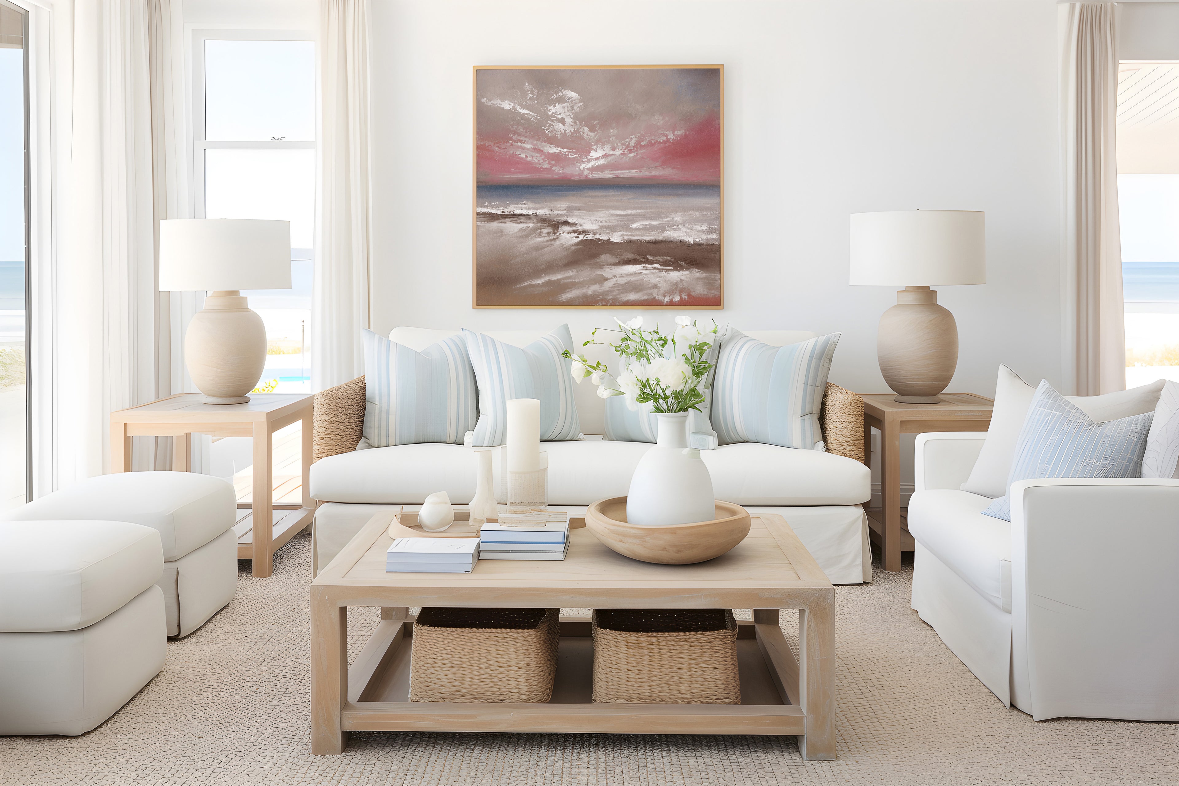 Rouge Fine Art Canvas Print - Magda Malak Art