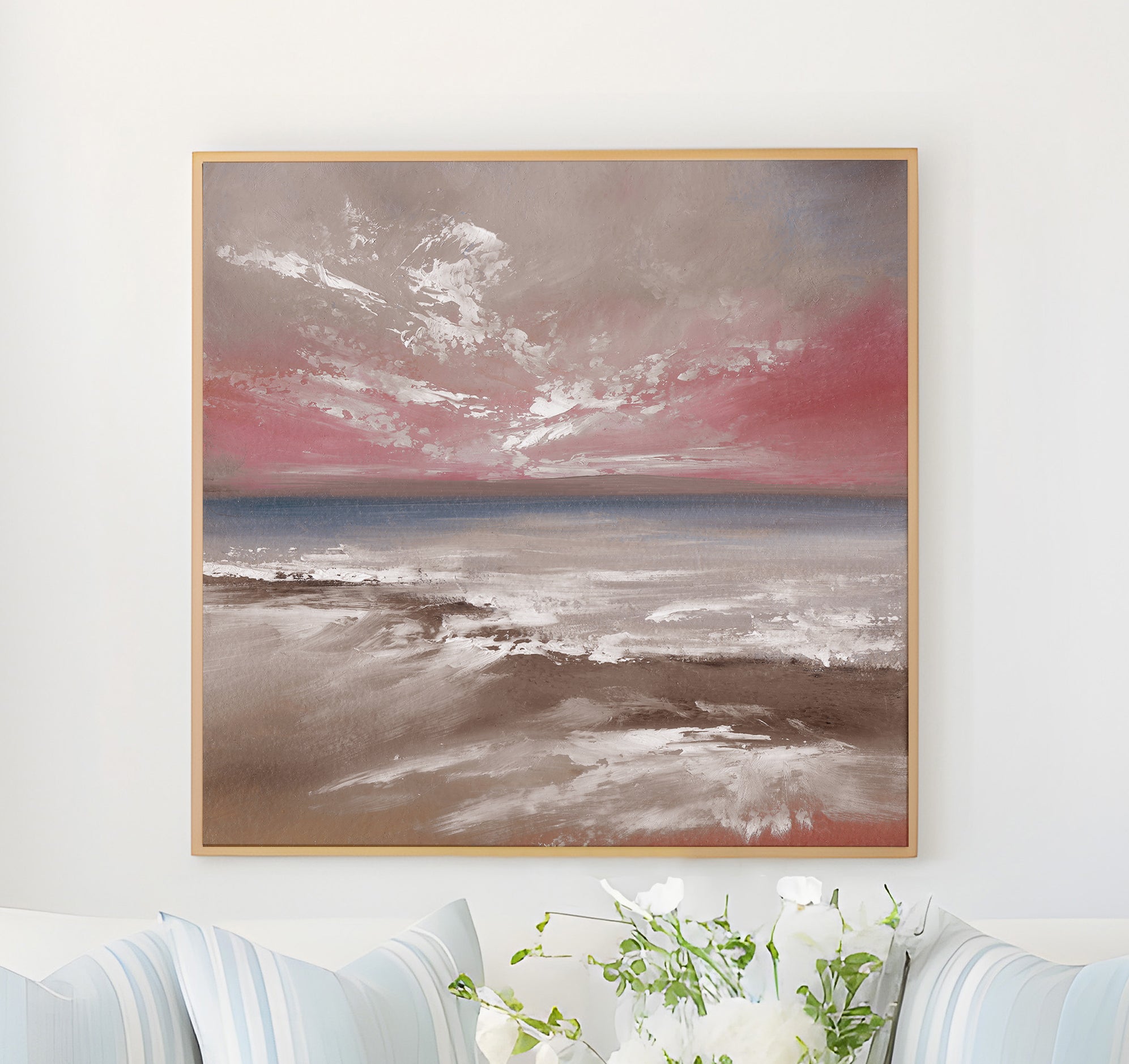 Rouge Fine Art Canvas Print - Magda Malak Art