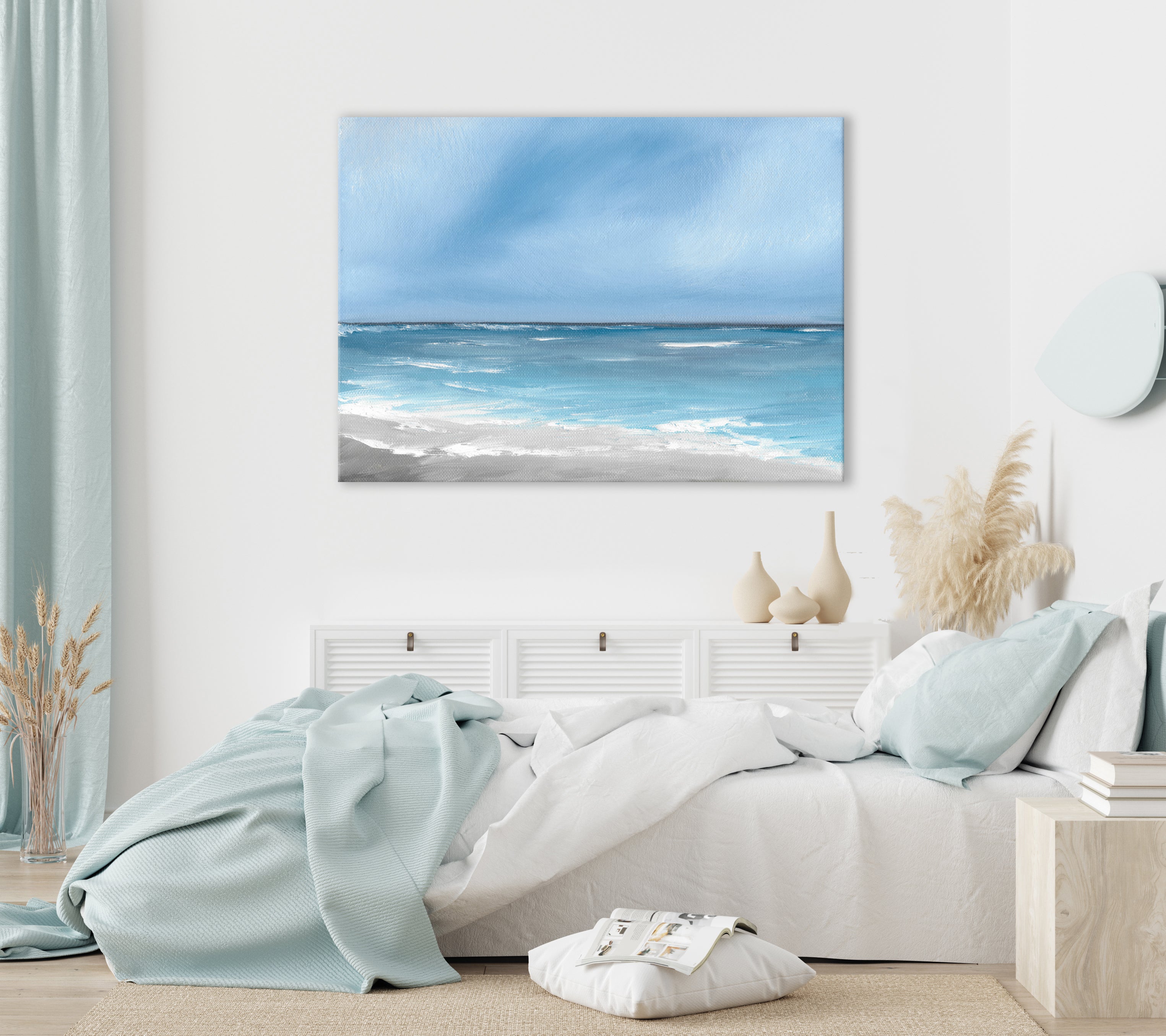I Am Here Fine Art Canvas Print - Magda Malak Art