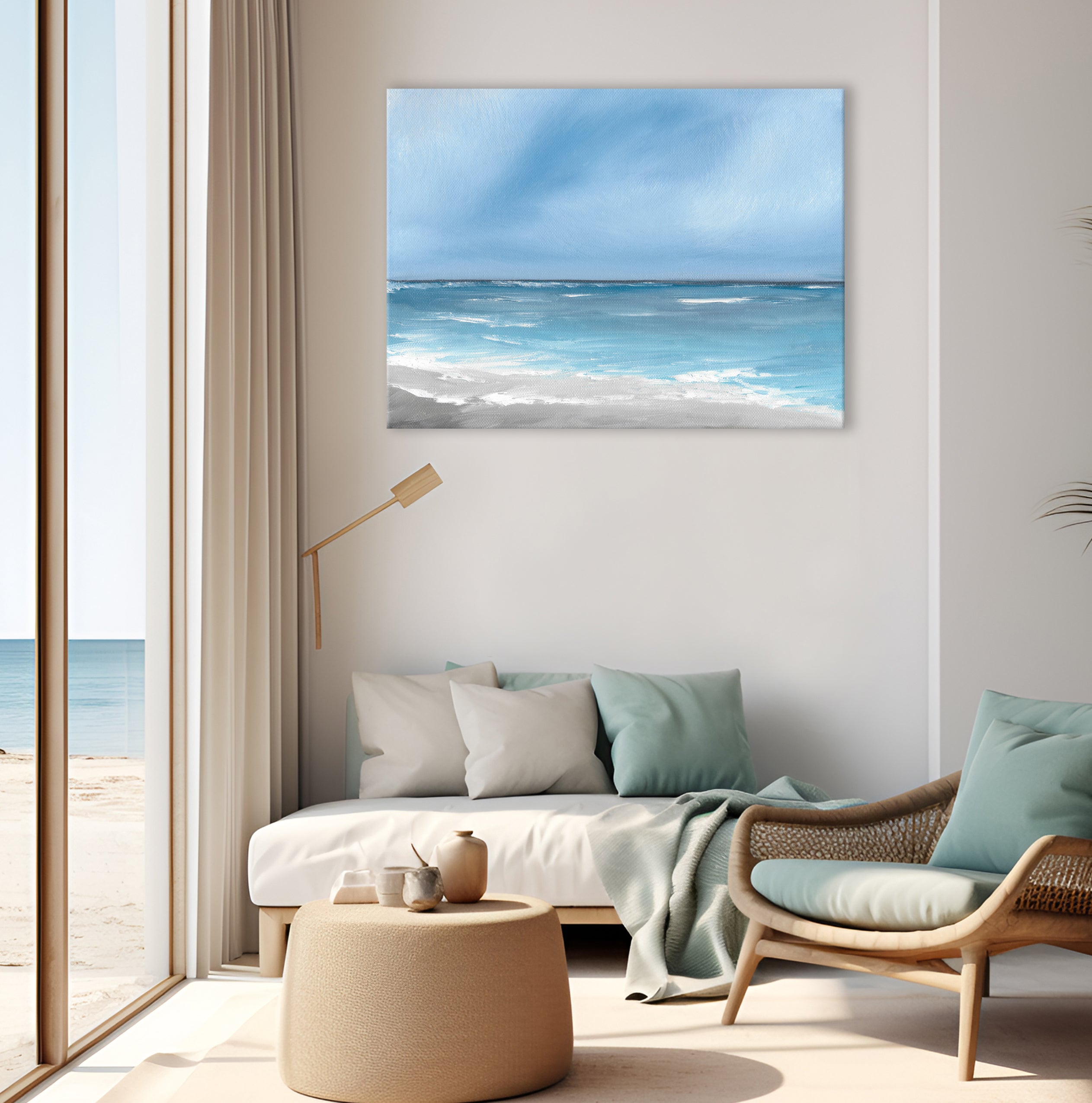 I Am Here Fine Art Canvas Print - Magda Malak Art