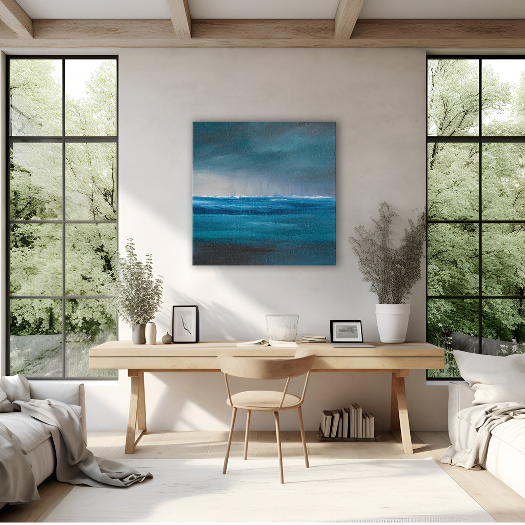 The Rains Fine Art Canvas Print - Magda Malak Art