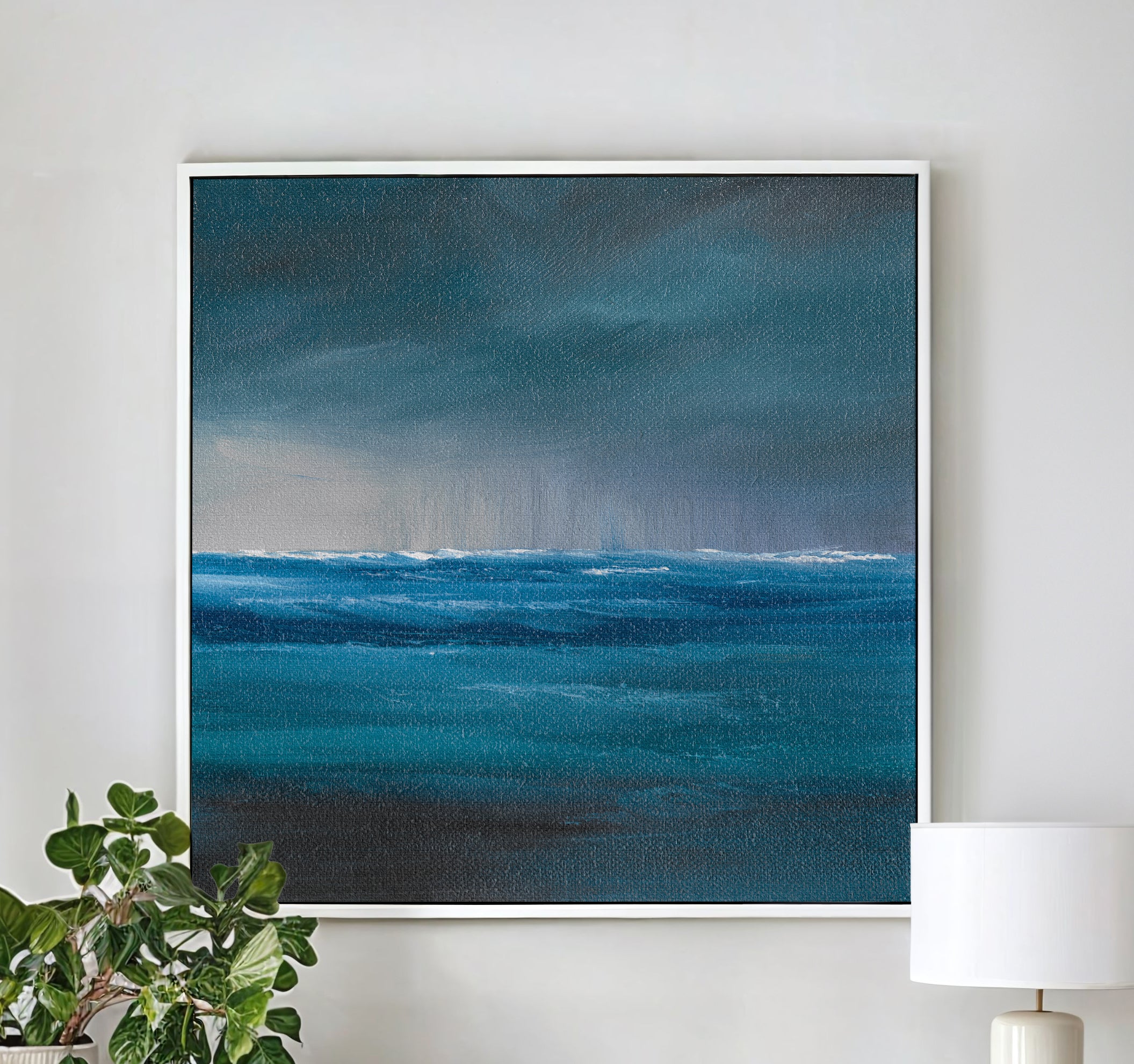 The Rains Fine Art Canvas Print - Magda Malak Art