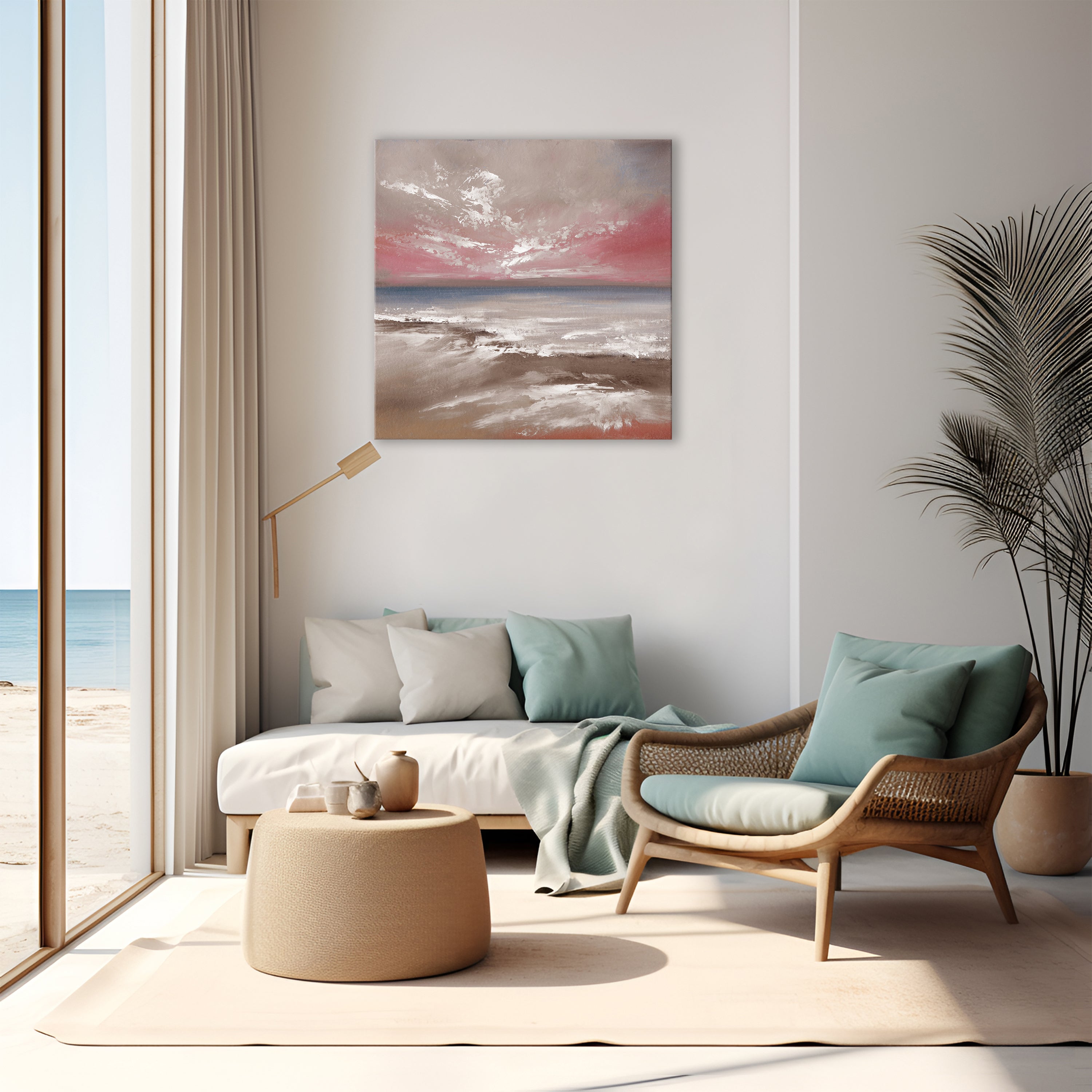 Rouge Fine Art Canvas Print - Magda Malak Art