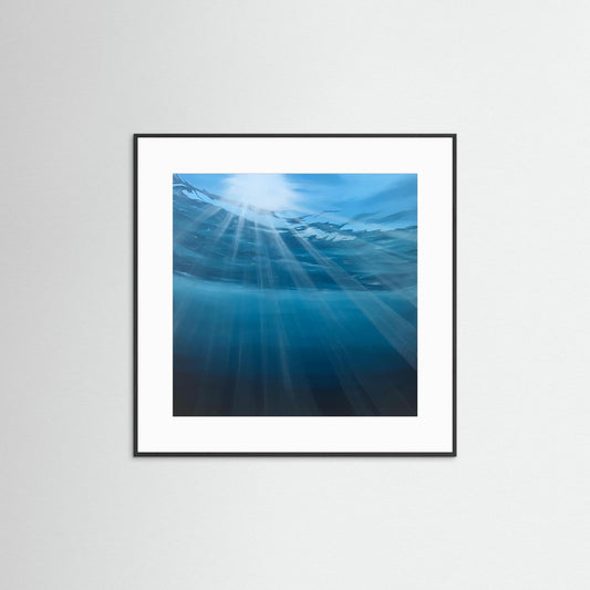 Modern Contemporary Seascape Fine Art Print Intimate Depths