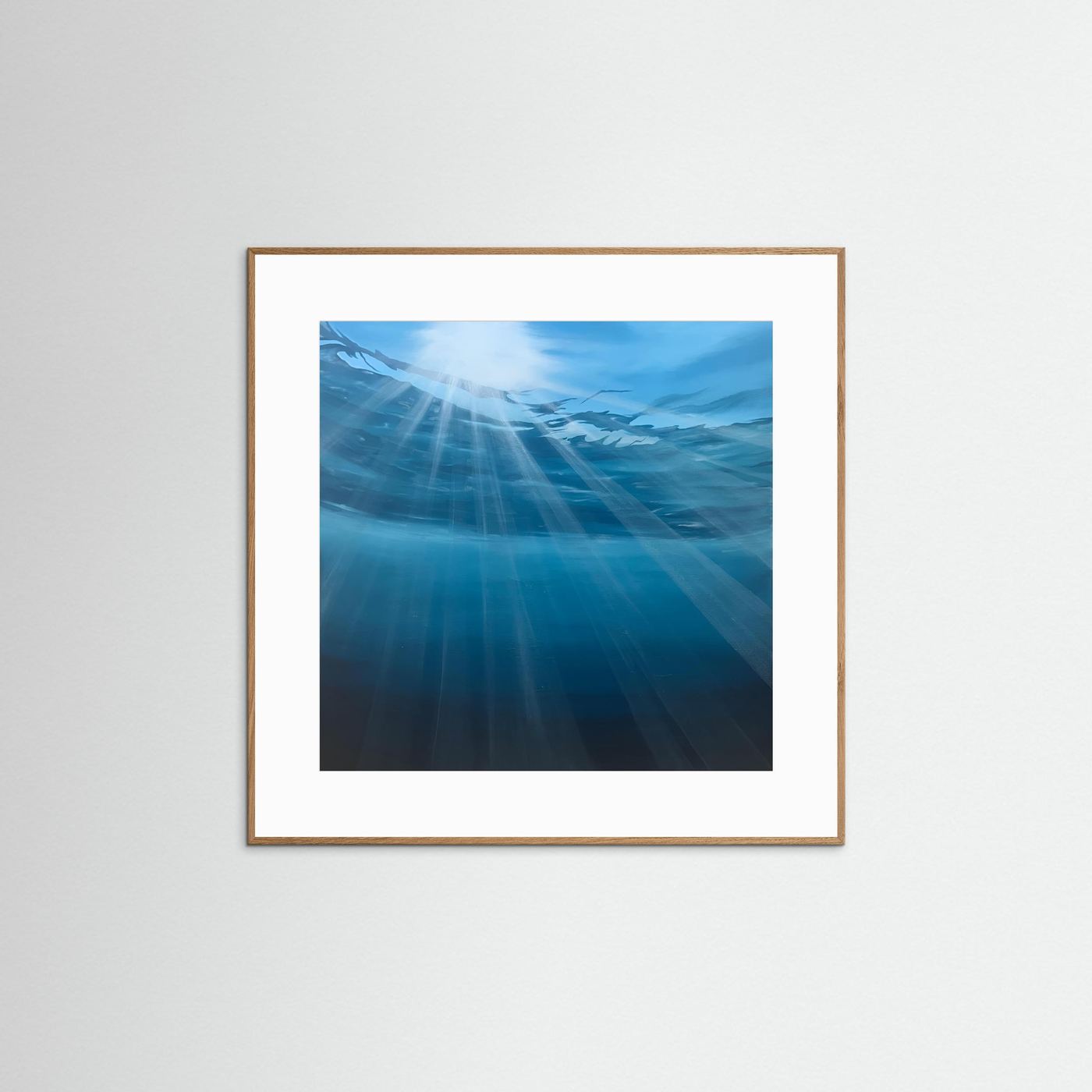Modern Contemporary Seascape Fine Art Print Intimate Depths