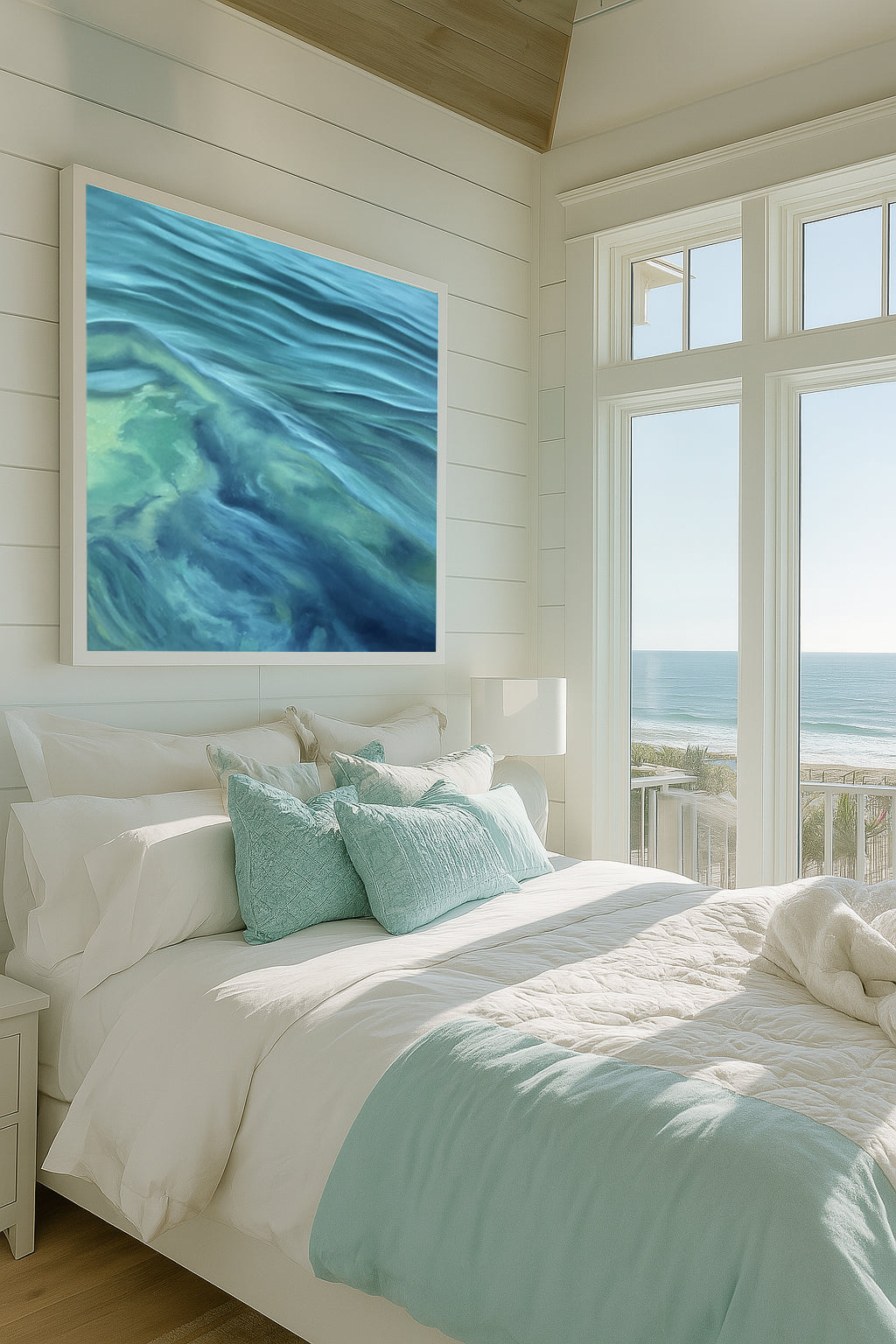 Modern_Contemporary_Seascape_Fine_Art_oil painting abundance by magda malak