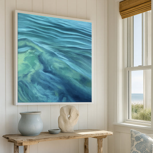 Modern_Contemporary_Seascape_Fine_Art_oil painting abundance by magda malak