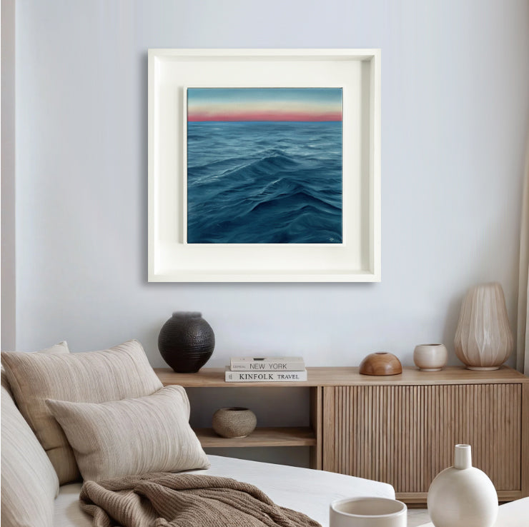 Modern_Contemporary_Seascape_Fine_Art_oil_painting_by_magda_malak_Evening Light 