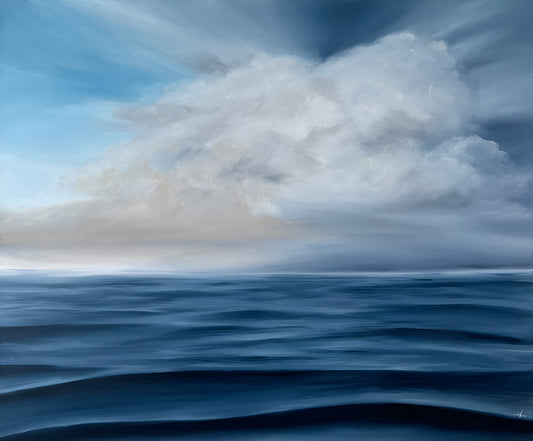 Modern_Contemporary_Seascape_Fine_Art_oil_painting_by_magda_malak_The Unfolding original coastal art