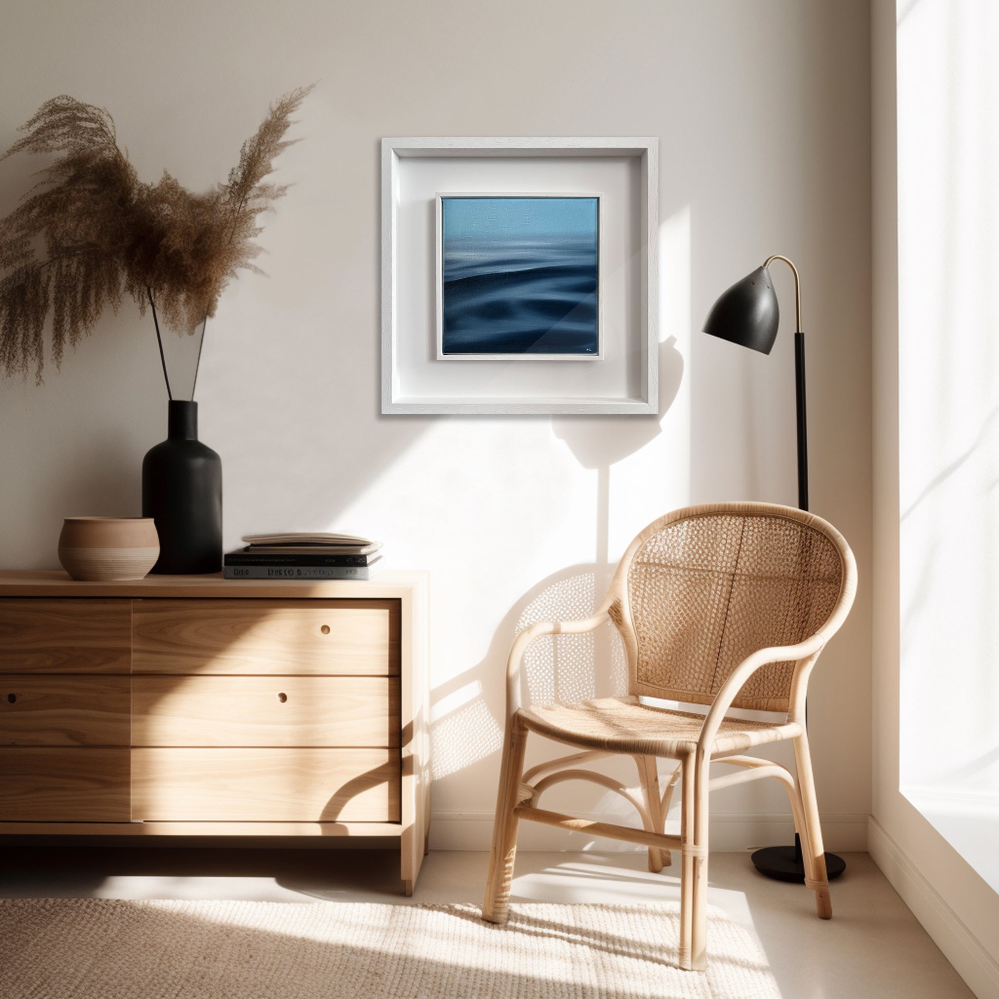 Modern_Contemporary_Seascape_Fine_Art_oil_painting_by_magda_malak_calm seas 