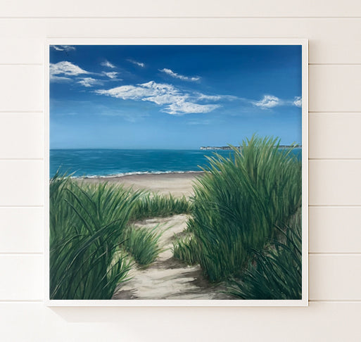 Modern_Contemporary_Seascape_Fine_Art_oil_painting_by_magda_malak_the Sanctuary British Coast Dorset