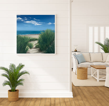 Modern_Contemporary_Seascape_Fine_Art_oil_painting_by_magda_malak_the Sanctuary British Coast Dorset