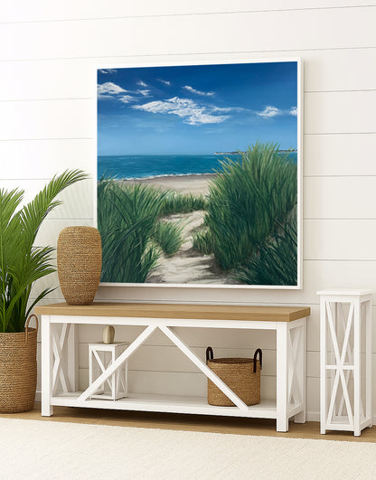 Modern_Contemporary_Seascape_Fine_Art_oil_painting_by_magda_malak_the Sanctuary British Coast Dorset