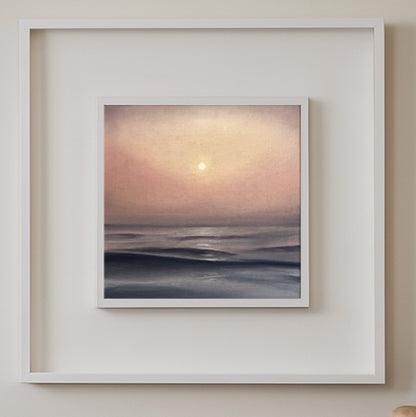 Modern_Contemporary_Seascape_Fine_Art_oil_painting_by_magda_malak_the Solstice Glow