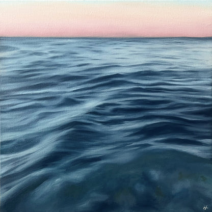 Modern_Contemporary_Seascape_Fine_Art_oil_painting_by_magda_malak_the last hour