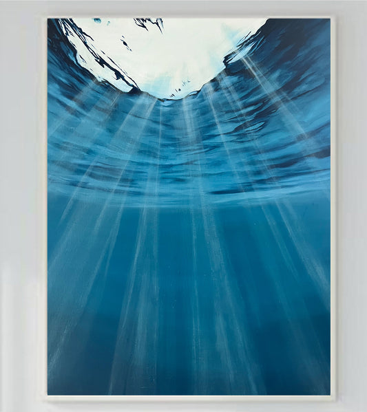 Modern_Contemporary_Seascape_Fine_Art_oil_painting_by_magda_malak_when the water takes you