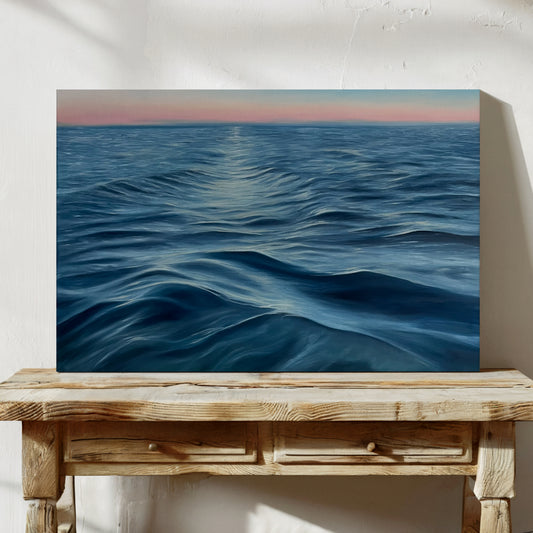Modern_Contemporary_Seascape_Fine_Art_oil painting quiet persistence by magda malak