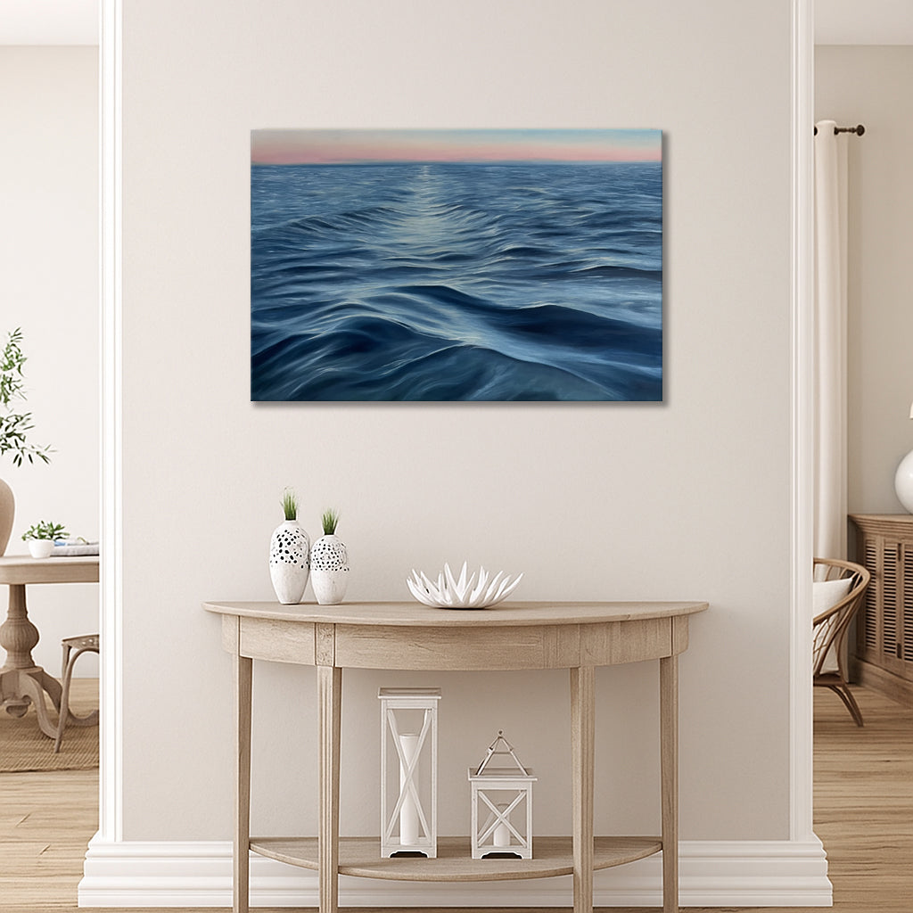 Modern_Contemporary_Seascape_Fine_Art_oil painting quiet persistence by magda malak