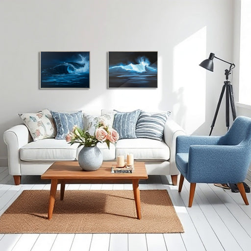 Modern_Contemporary_Seascape_Fine_Art_oil painting quiet surge by magda malak