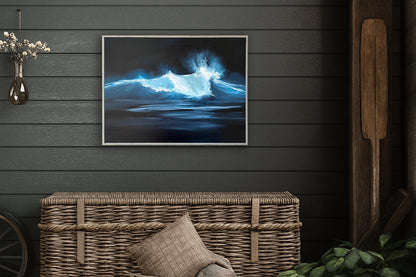 Modern_Contemporary_Seascape_Fine_Art_oil painting quiet surge by magda malak