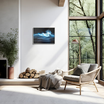 Modern_Contemporary_Seascape_Fine_Art_oil painting quiet surge by magda malak