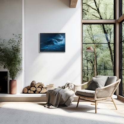 Modern_Contemporary_Seascape_Fine_Art_oil painting quiet unleashed by magda malak