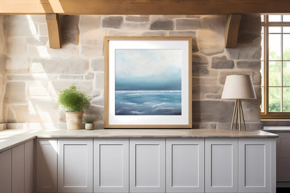 Oceans Dance Seascape Print on Fine Art Paper - Magda Malak Art