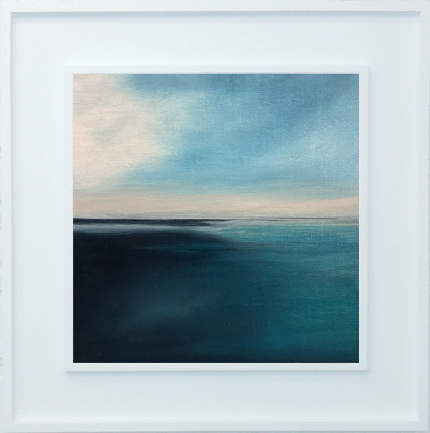 Open Waters 01 Contemporary Seascape Wall Art - Magda Malak Art