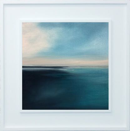 Open Waters 01 Contemporary Seascape Wall Art - Magda Malak Art