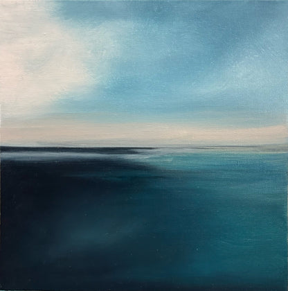 Open Waters 01 Contemporary Seascape Wall Art - Magda Malak Art