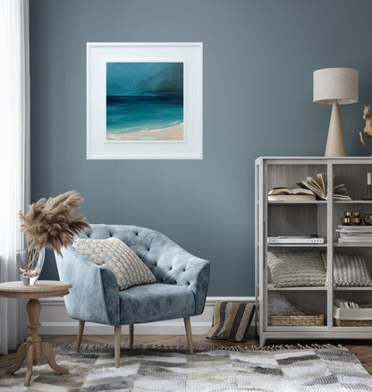 Open Waters 04 Contemporary Seascape Wall Art - Magda Malak Art