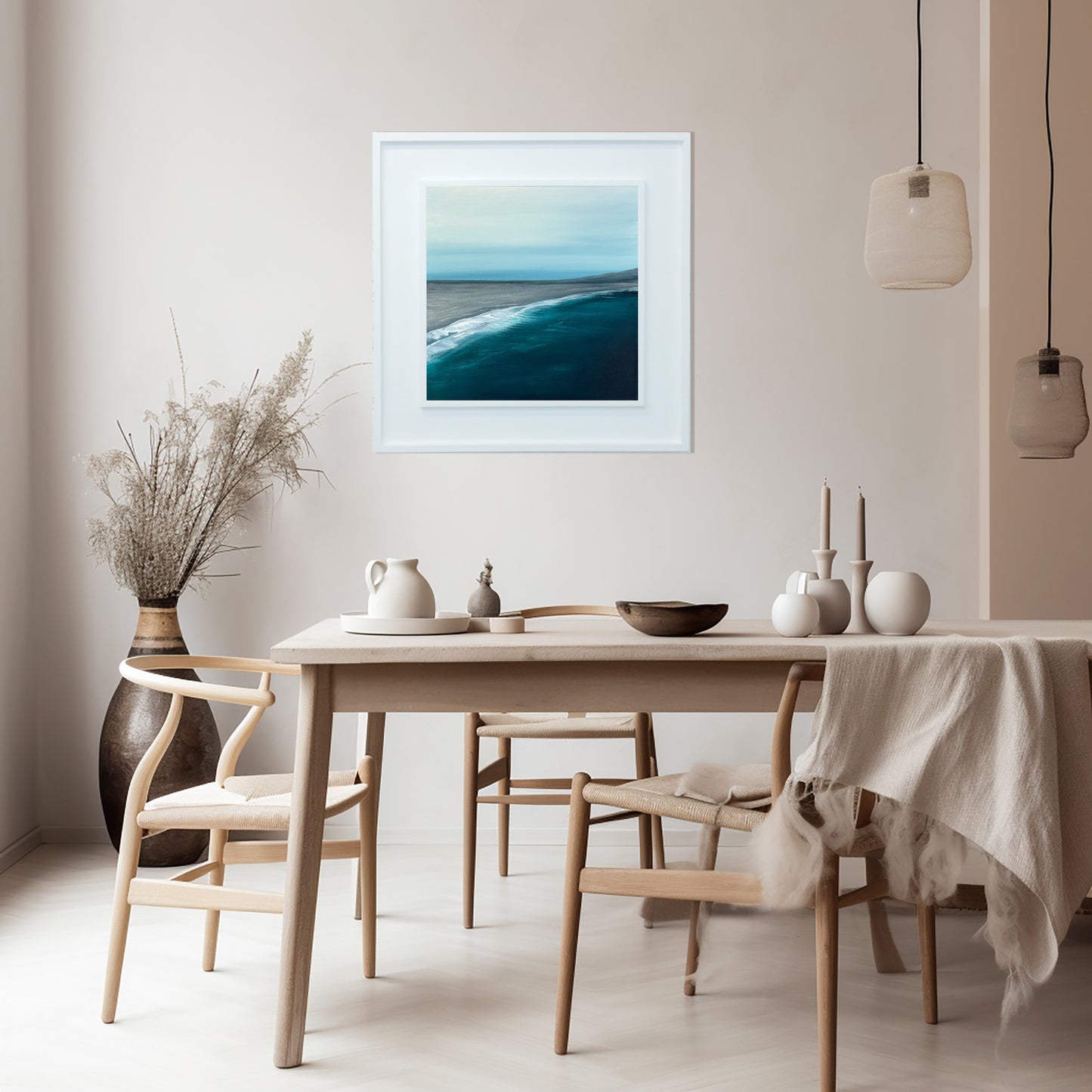 Open Waters 06 Contemporary Seascape Wall Art - Magda Malak Art