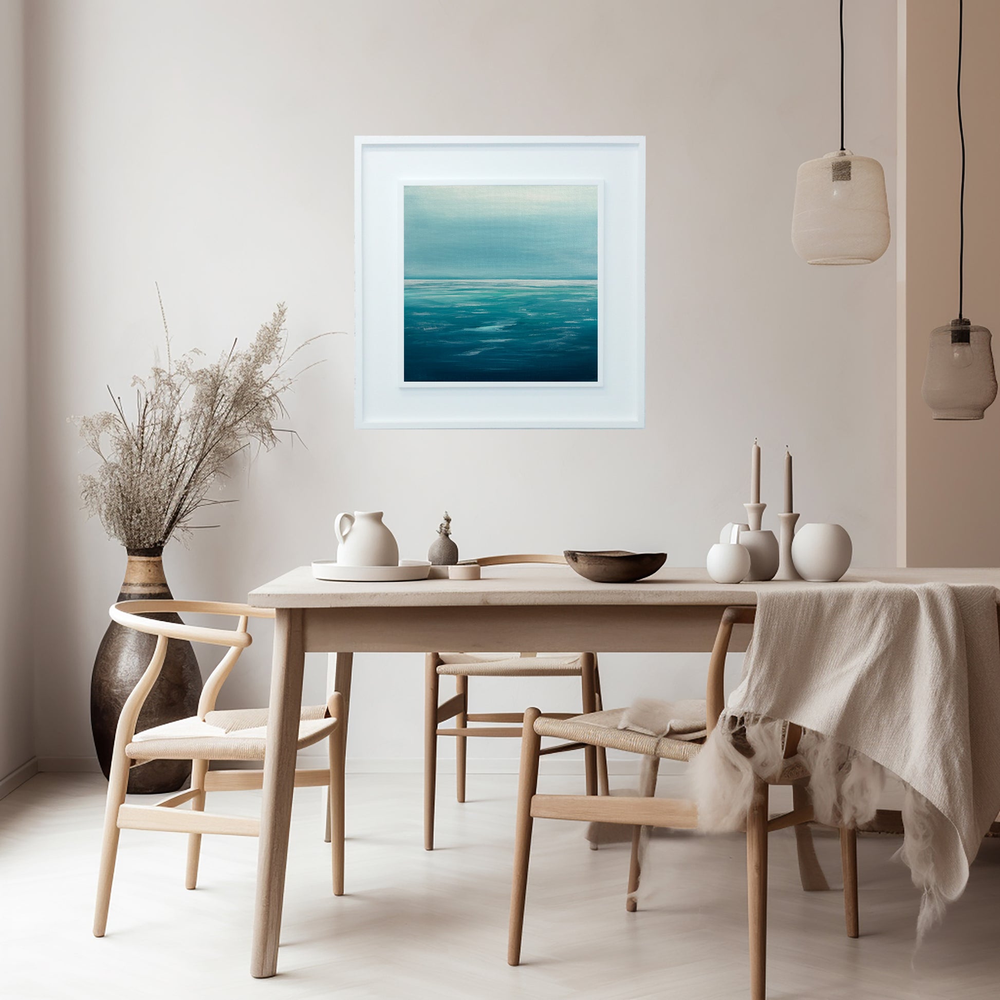 Open Waters 07 Contemporary Seascape Wall Art - Magda Malak Art