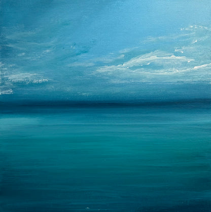 Open Waters 09 Contemporary Seascape Wall Art - Magda Malak Art