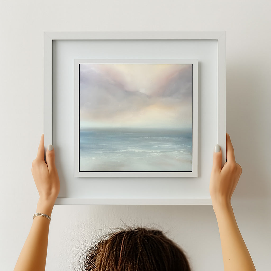Opening- Original Abstract Seascape Fine Art by Magda Malak