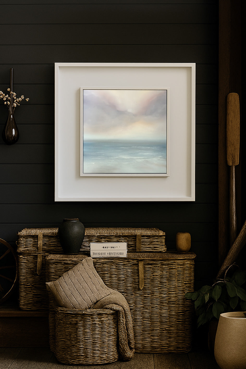 Opening- Original Abstract Seascape Fine Art by Magda Malak
