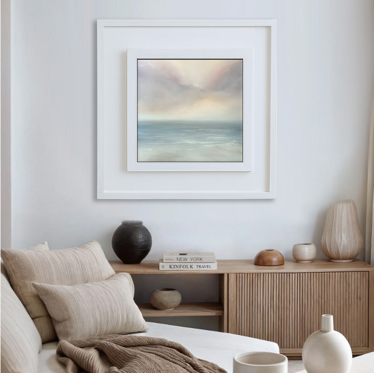 Opening- Original Abstract Seascape Fine Art by Magda Malak