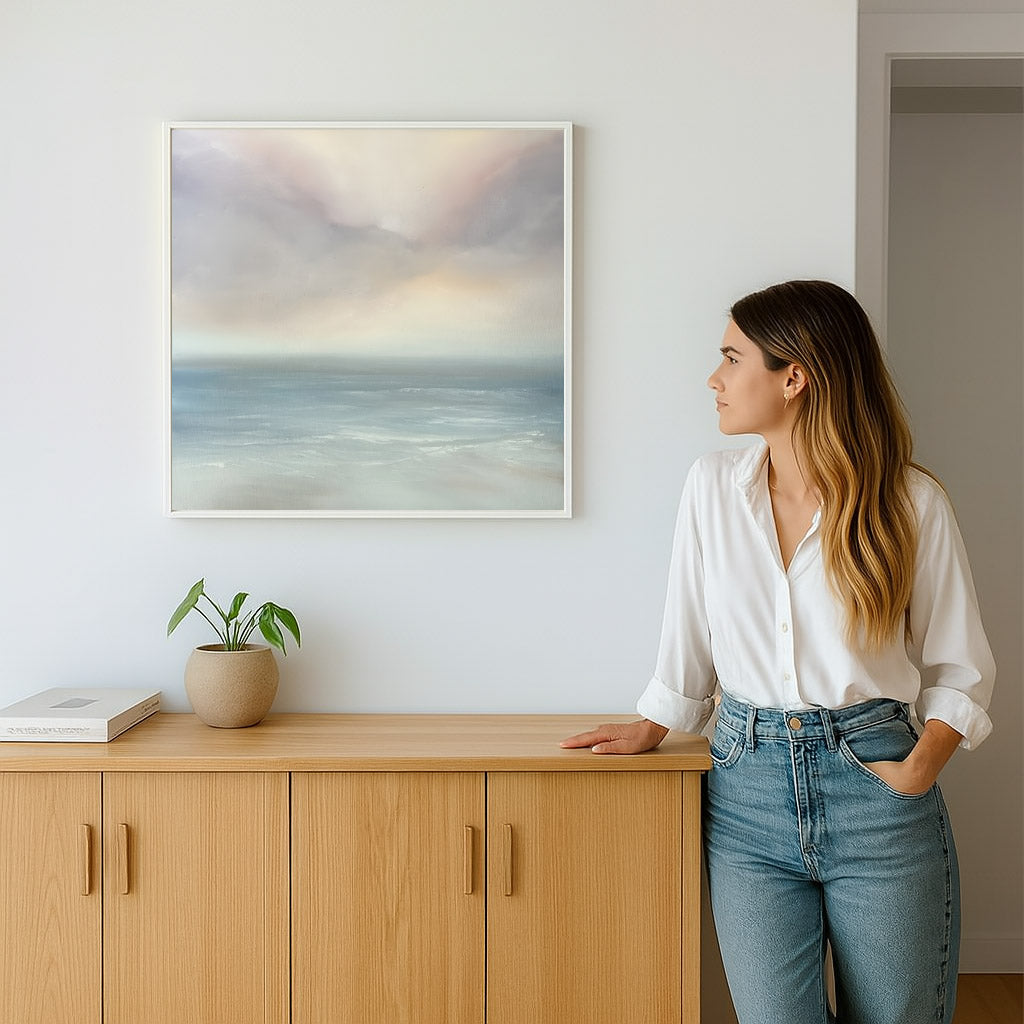 Opening- Fine Art Abstract Seascape Canvas Print