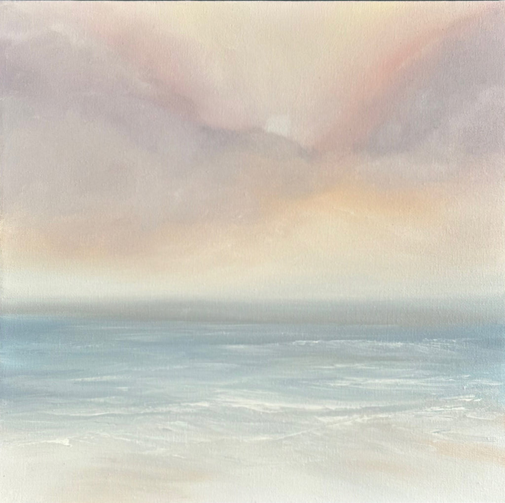 Opening- Original Abstract Seascape Fine Art by Magda Malak