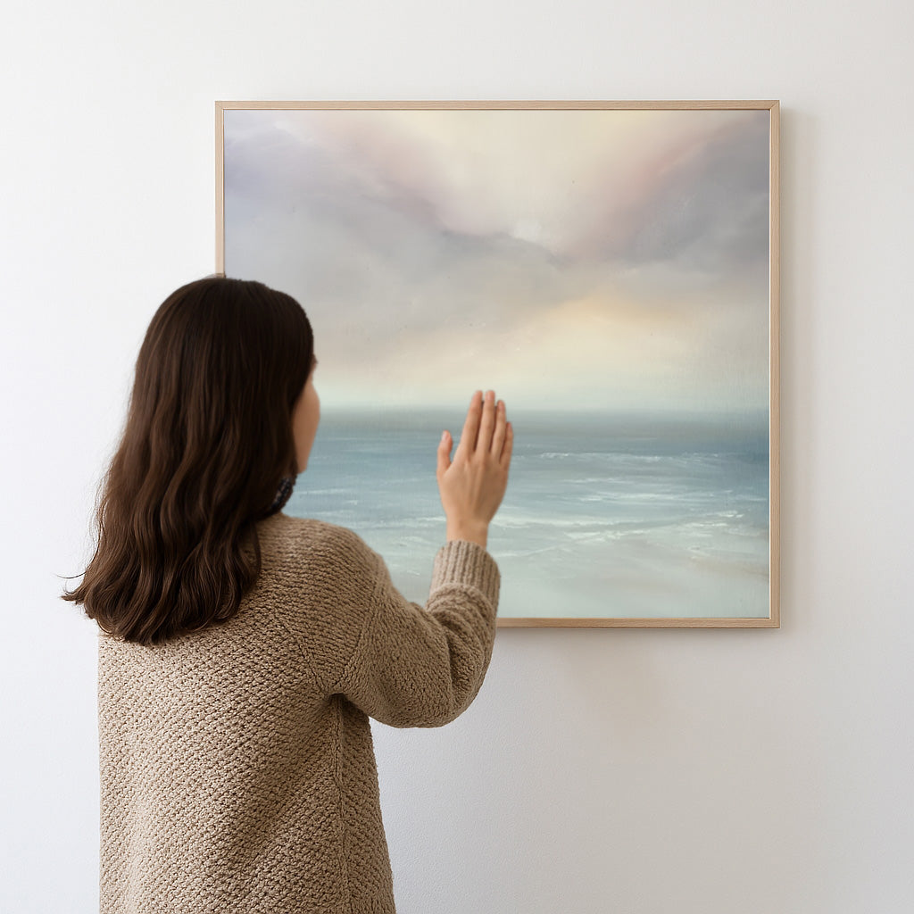 Opening- Fine Art Abstract Seascape Canvas Print