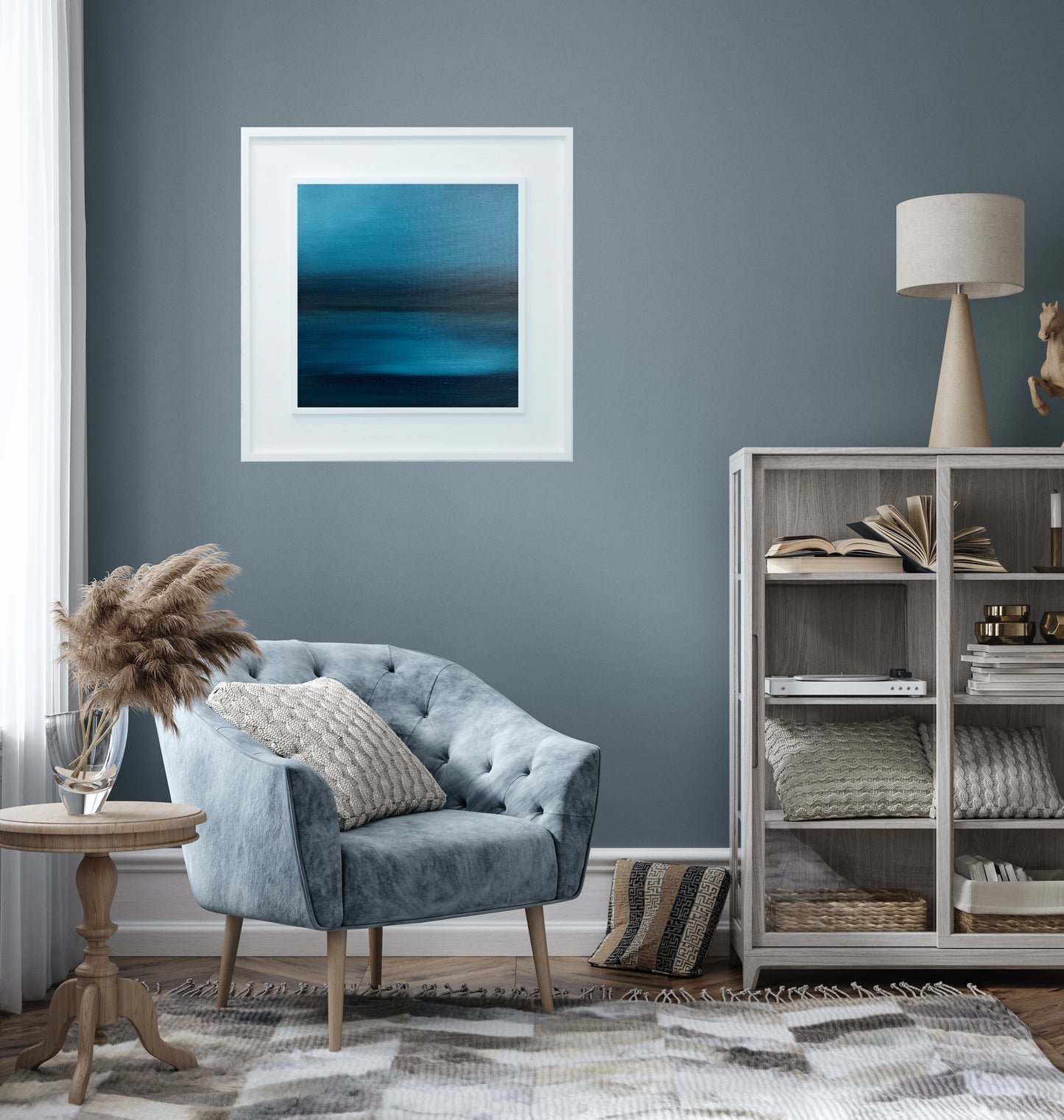 Open Waters 02 Contemporary Seascape Wall Art - Magda Malak Art