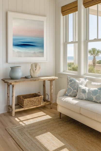 Refuge- Abstract Seascape Fine Art Print on Paper