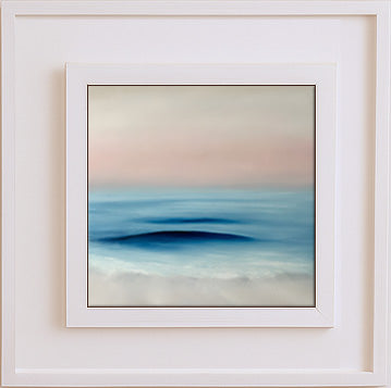Refuge- Original Abstract Seascape Fine Art by Magda Malak