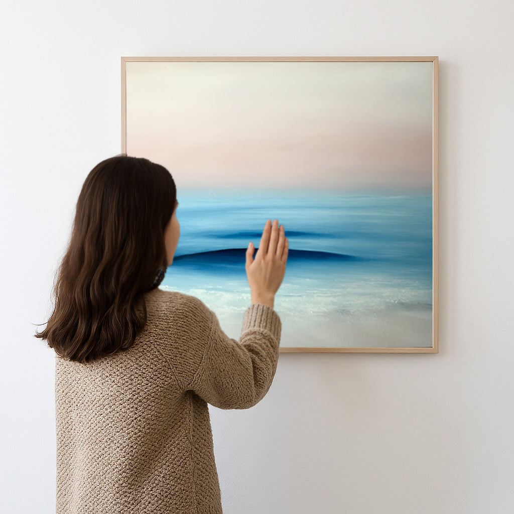 Refuge- Fine Art Abstract Seascape Canvas Print