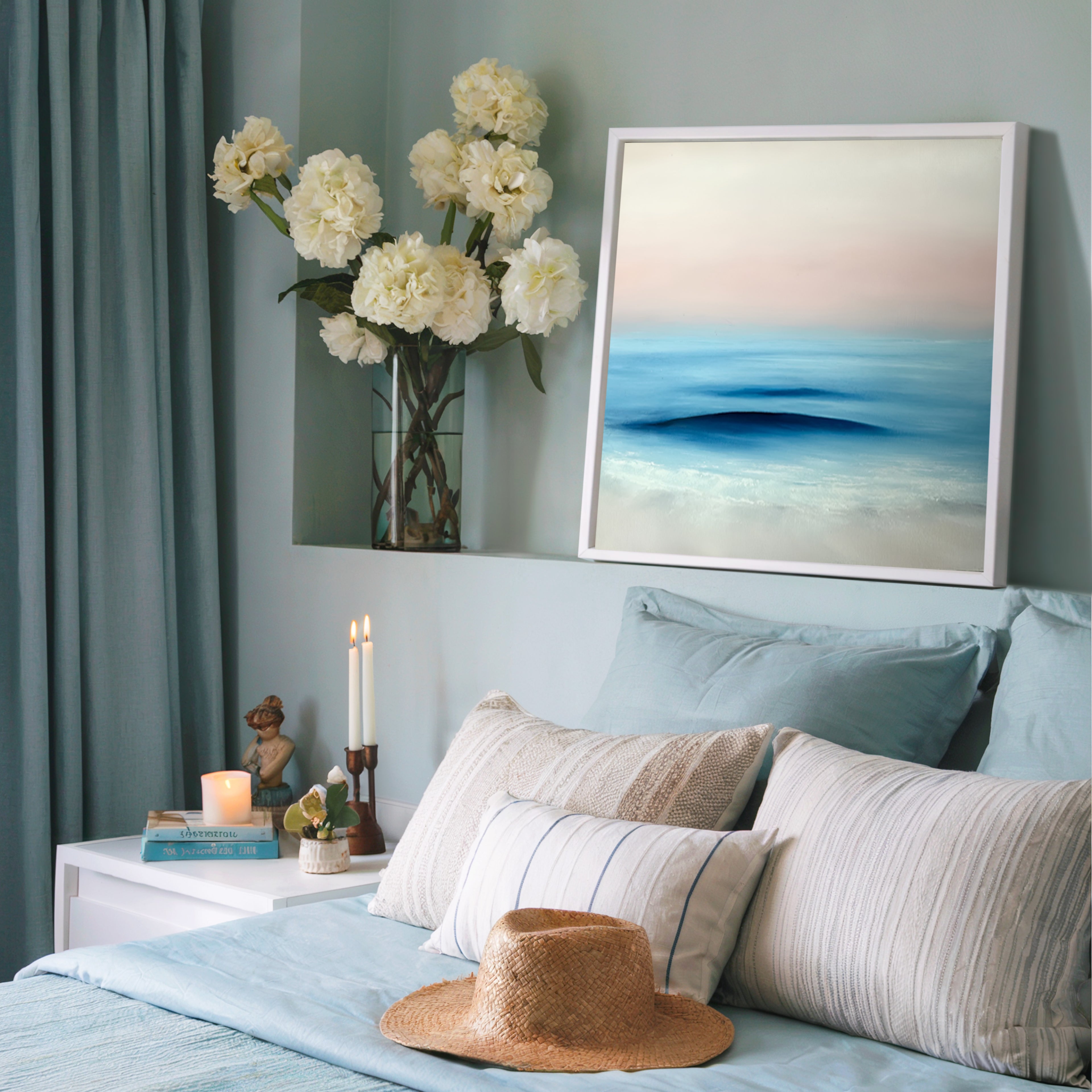 Refuge- Fine Art Abstract Seascape Canvas Print