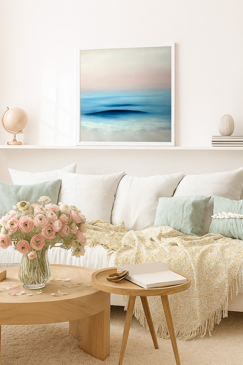 Refuge- Fine Art Abstract Seascape Canvas Print