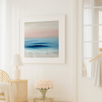 Refuge- Abstract Seascape Fine Art Print on Paper