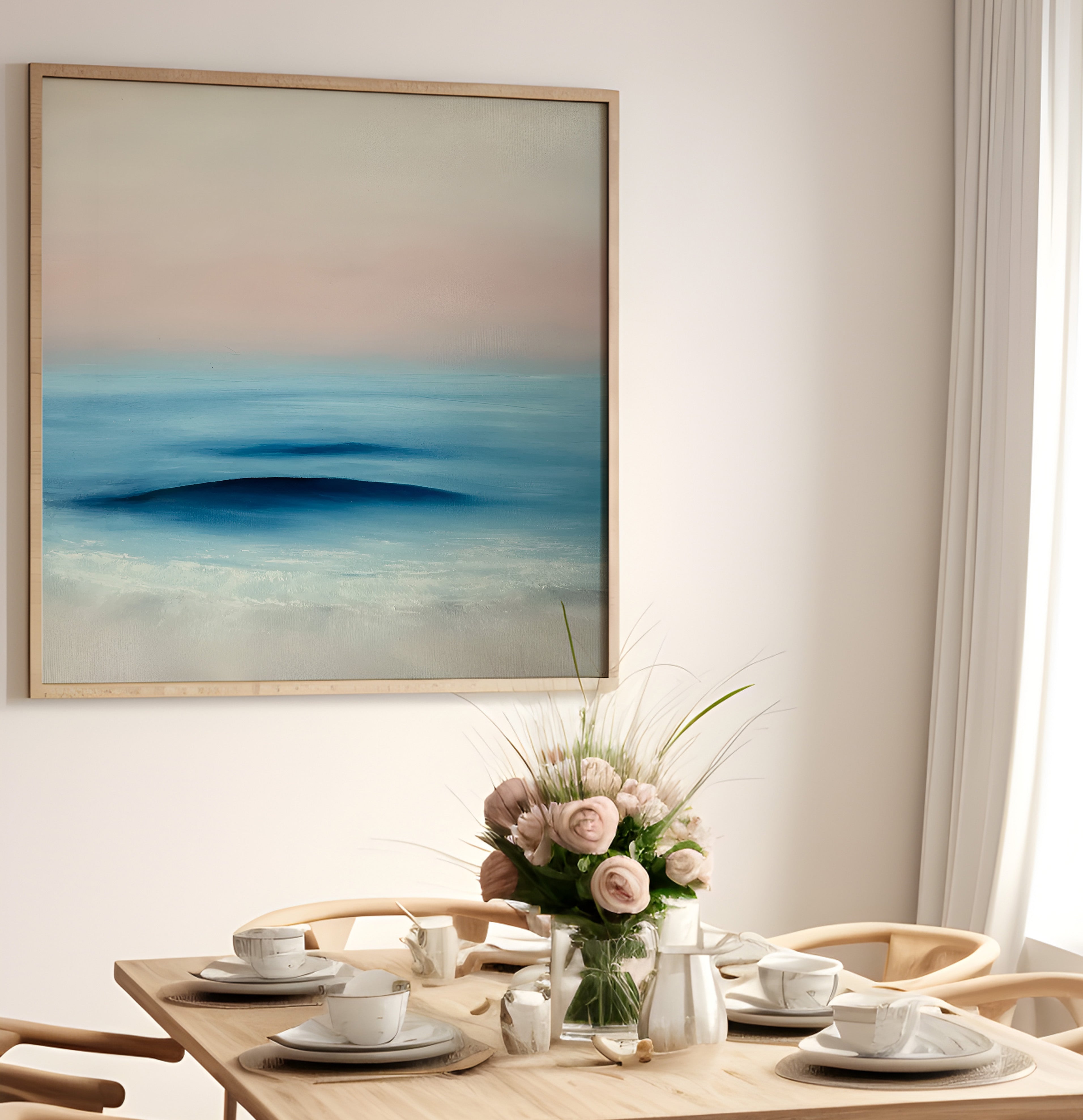 Refuge- Fine Art Abstract Seascape Canvas Print
